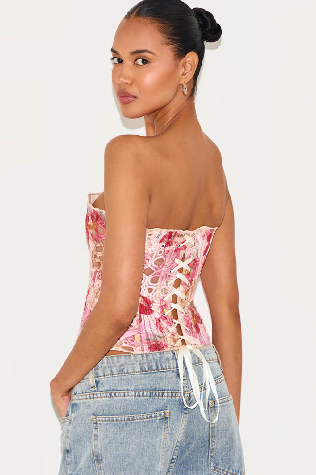 Celina Blondekorsett Topp