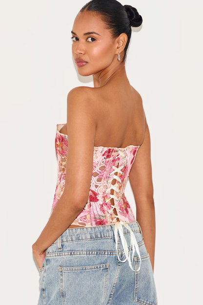 Celina Blondekorsett Topp
