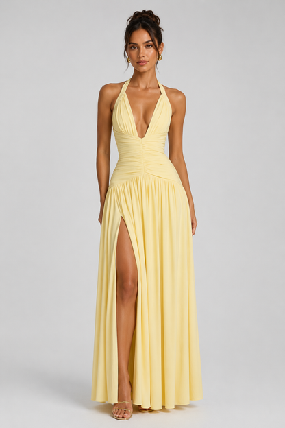 Selma Halterneck Maxikjole